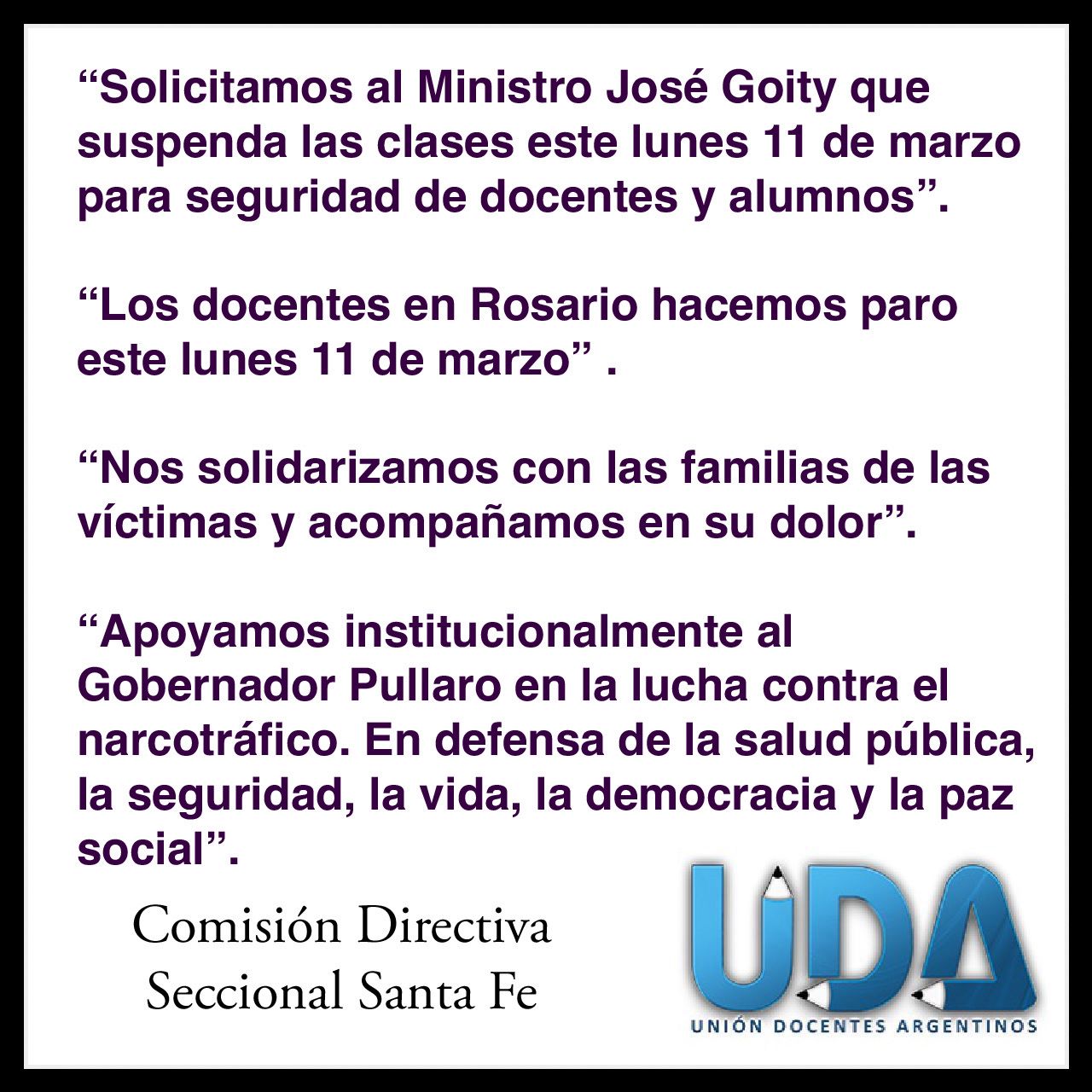 BASTA DE VIOLENCIA